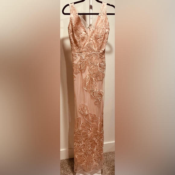 Soieblu Blush Floral Maxi Dress - Picture 1 of 6